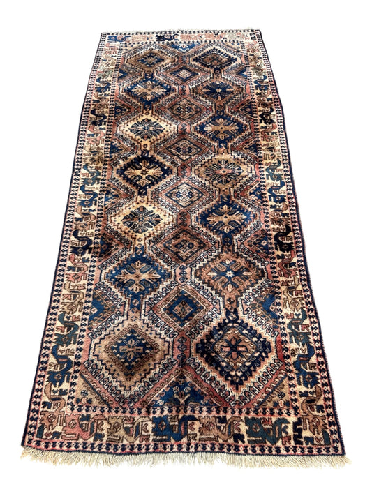 Handmade Persian Yalameh Runner 188 x 84 cm | 6.17 x 2.76 ft