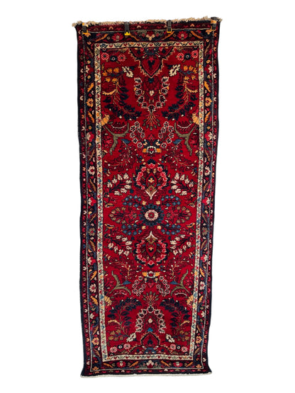 Handmade Persian Lilihan Runner 225 x 84 cm | 7.4 x 2.8 ft
