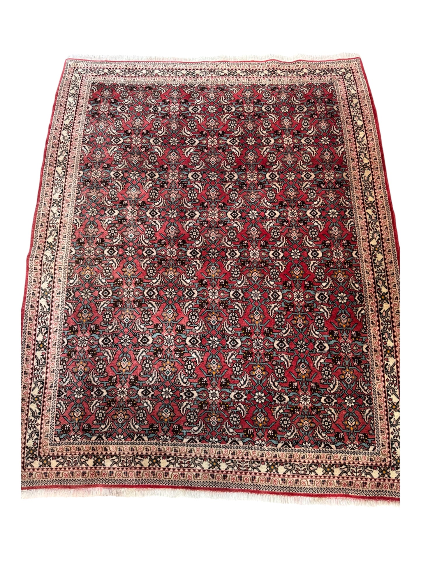 Handmade Persian Bidjar 200 x 152 cm | 6.6 x 5 ft