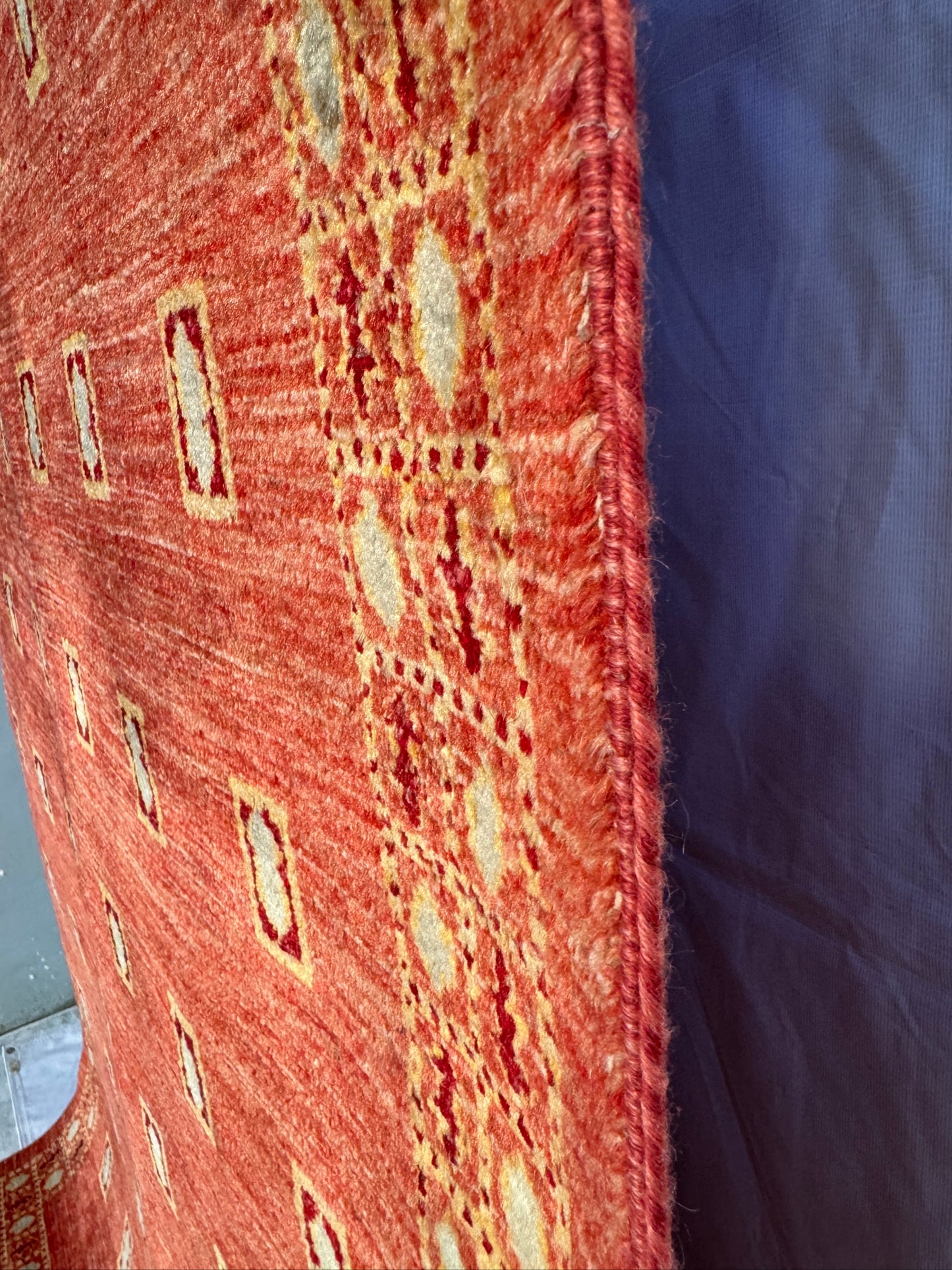 Handmade Chobi Rug 7.78 x 5.41 ft
