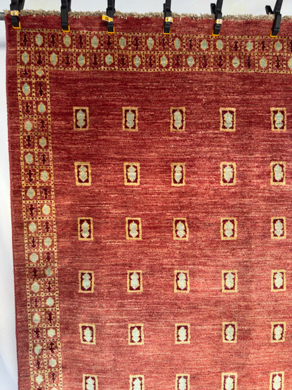 Handmade Chobi Rug 7.78 x 5.41 ft