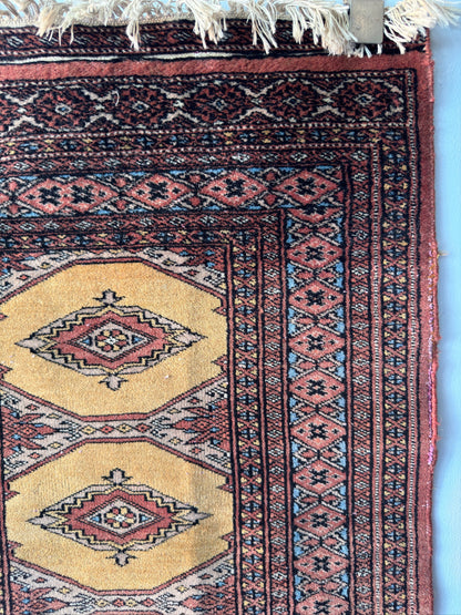 Handmade Bokhara Rug 3.15 x 2 ft