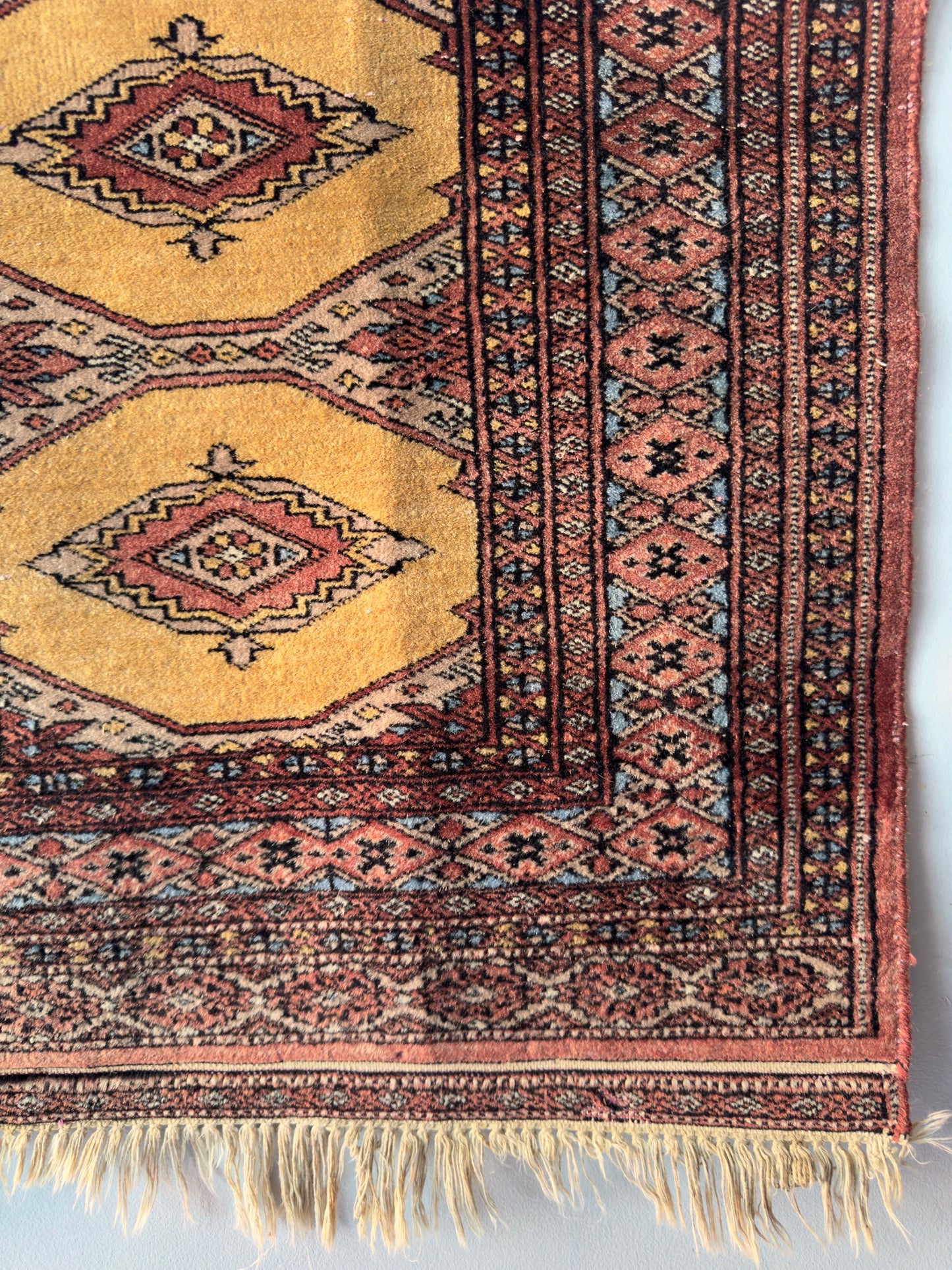 Handmade Bokhara Rug 3.15 x 2 ft