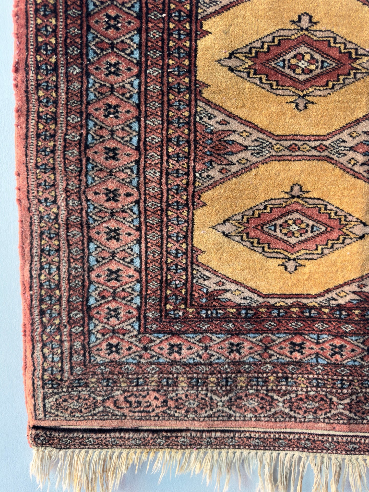 Handmade Bokhara Rug 3.15 x 2 ft