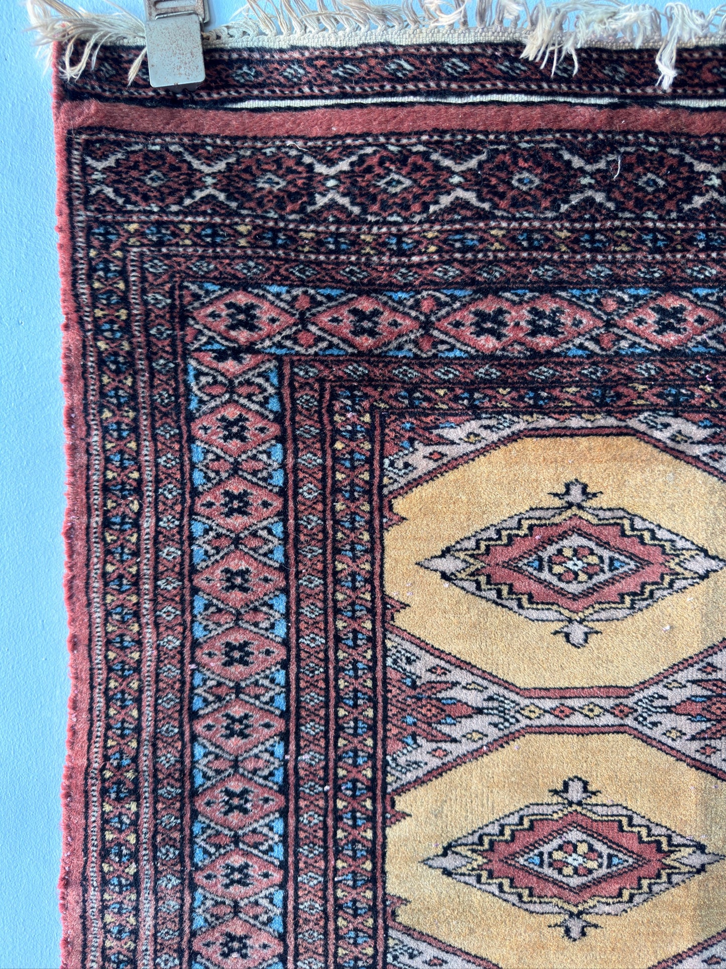 Handmade Bokhara Rug 3.15 x 2 ft