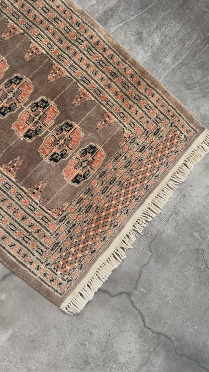 📌 RESERVED Handmade Bokhara Rug 178 x 64 cm | 5.8 x 2.1 ft