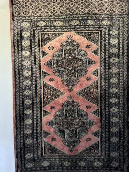 📌 RESERVED Handmade Bokhara 130 x 76 cm | 4.27 x 2.49 ft