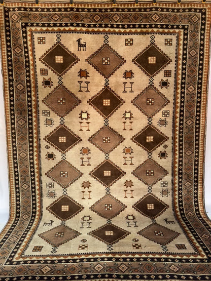 Handmade Oriental Rug 9.9 x 6.6 ft