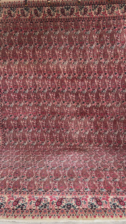 Handmade Persian Kirman Rug 365 x 263 cm | 12 x 8.63 ft