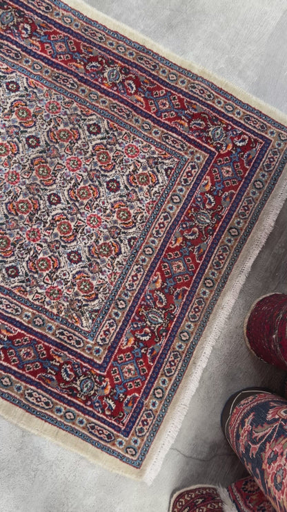 Handmade Persian Muod Runner
290 x 83 cm | 9.5 x 2.7 ft