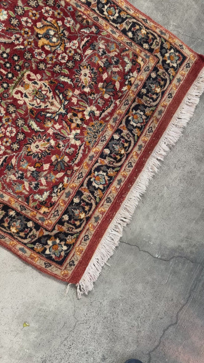 Handmade Persian Sarouk Runner 254 x 79 cm | 8.3 x 2.6 ft